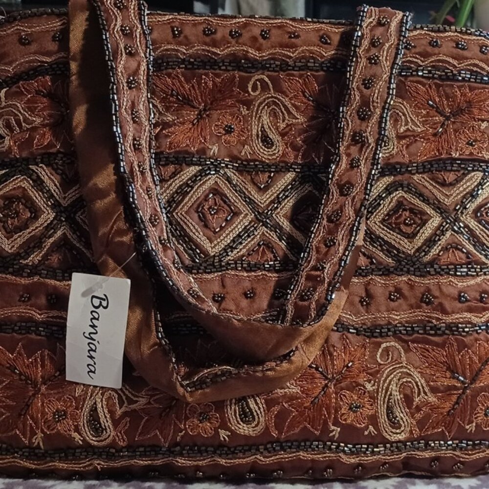 Woman’s “Indian Ethnic Style” Beaded Banjara Boho Bag/Purse/Tote